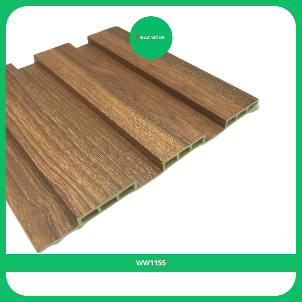 Wpc Wall Panel 3 Meter Hiasan dinding Wood Panel 3m 12mm Wpc Wallpanel