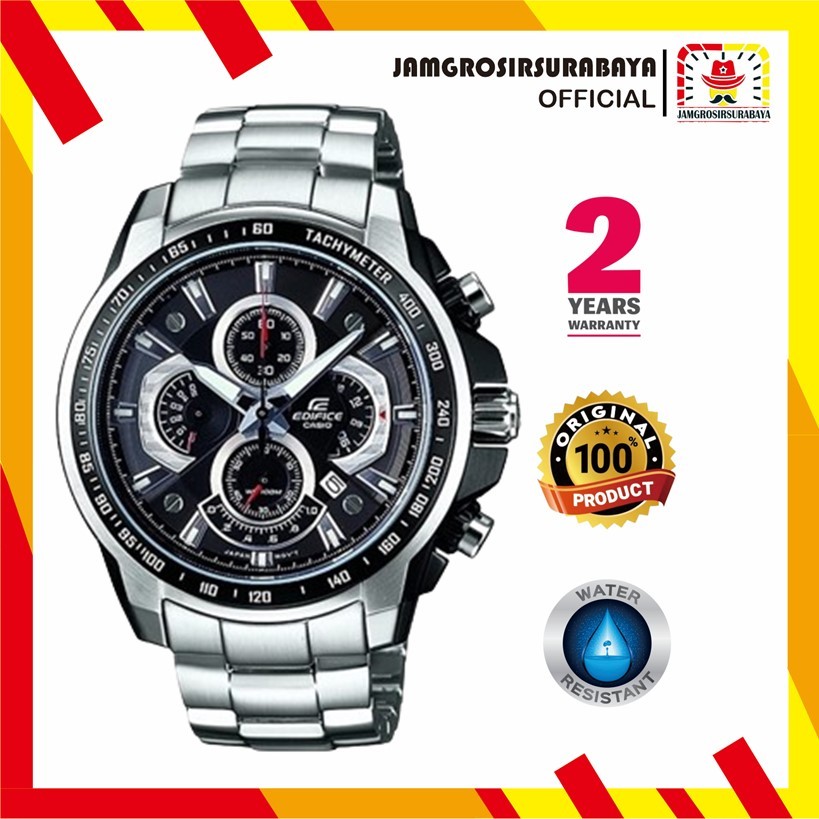 JAM TANGAN CASIO EDIFICE EF-560D-1AV / EF560D-1AV ORIGINAL GARANSI 2 TAHUN