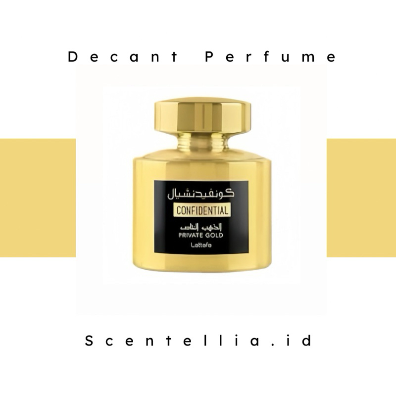 Decant Lattafa Confidential Gold