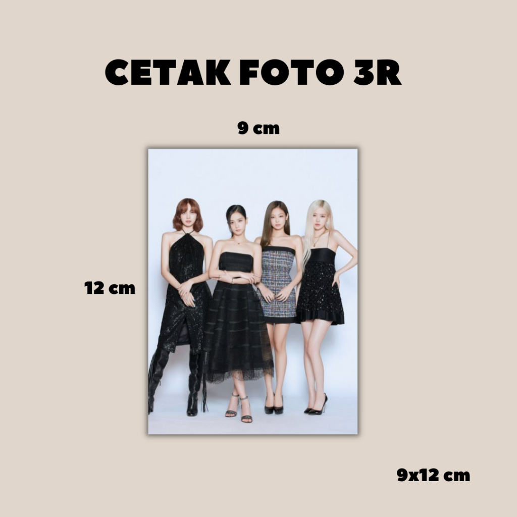 [3R] Cetak Pas Foto Ukuran 3R Murah Custom Foto