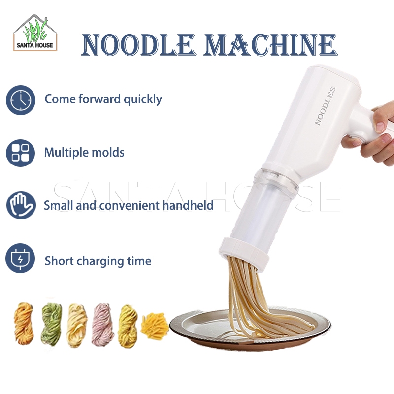 Mesin mie genggam listrik rumah tangga kecil multi -fungsi kompresor mie portabel