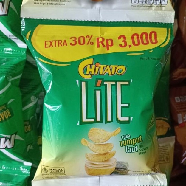 

Chitato Lite Rumput Laut 10 x 14g