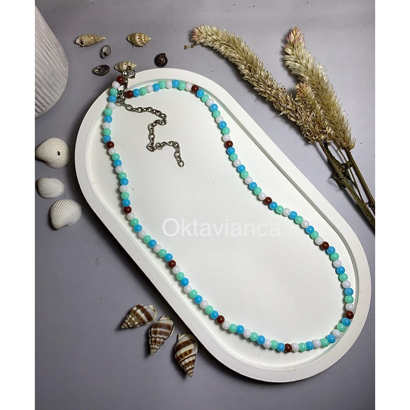 BOHEMIAN  BLUE / KALUNG KOREA / KALUNG WANITA / KALUNG AESTHETIC / KALUNG LUCU / KALUNG BOHEMIAN / K