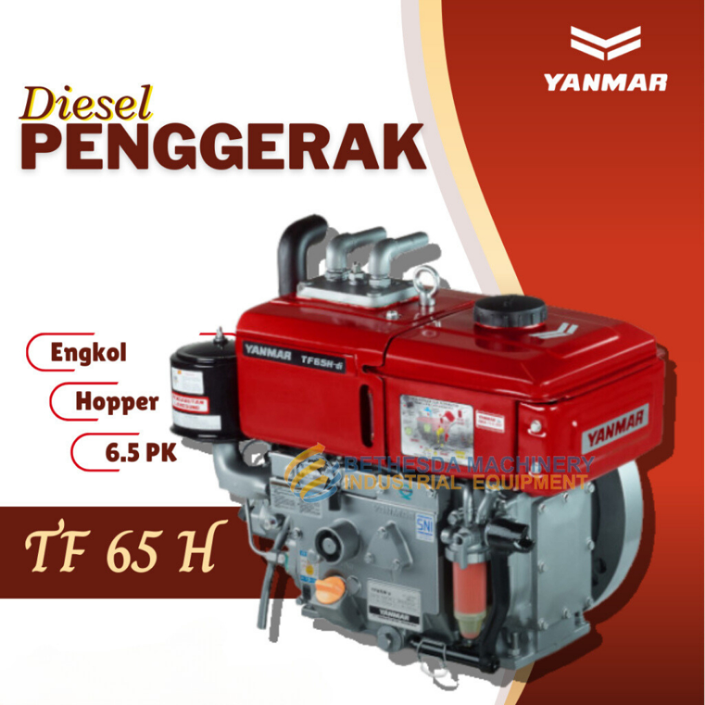 Mesin TF 65 H-di Yanmar / diesel penggerak 6.5 Pk Hopper