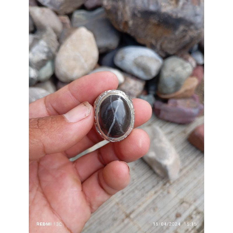 natural cincin batu tapak jalak srigunting
