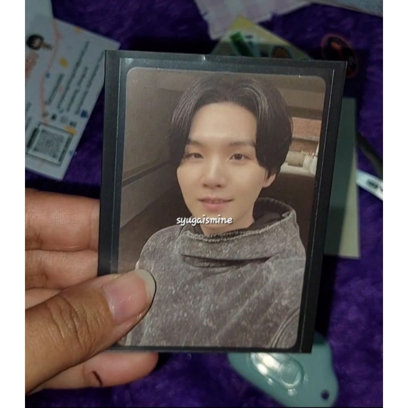 photocard suga agustd dday album pc suga photofolio myself OFFICIAL