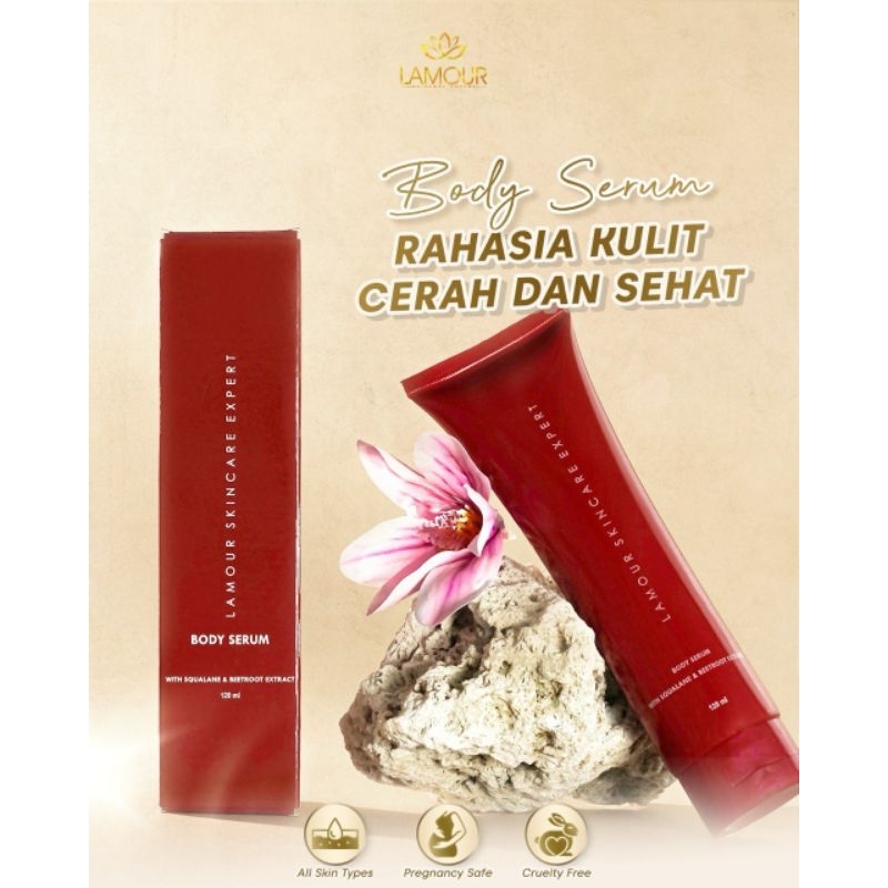 Serum Body Lotion Booster Whitening Lamour BPOM
