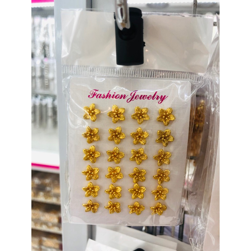 anting tusuk giwang bunga