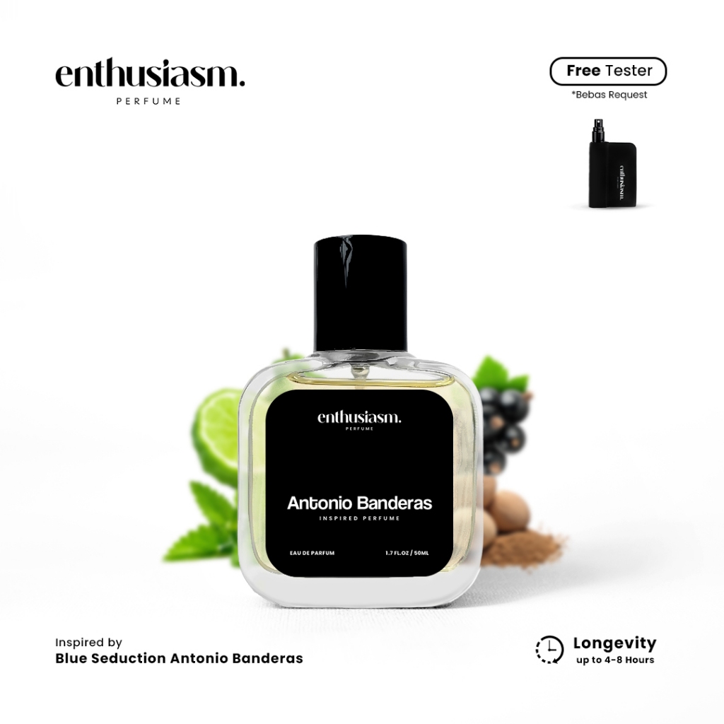 Enthusiasm - Blue Seduction Eau de Parfum | Inspired Perfume - Parfum Pria Fresh Fruity Manly