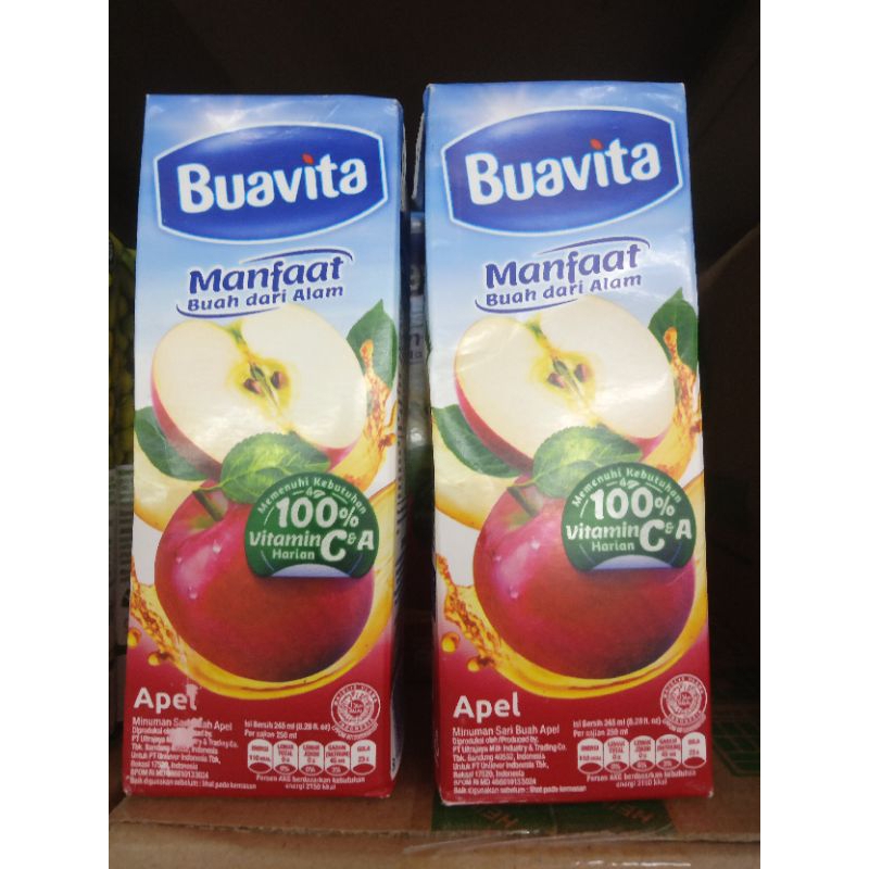 

minuman sari buah apel buavita