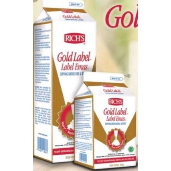 

Rich's Label Emas / Rich's Gold Label Whipping 500 Gr
