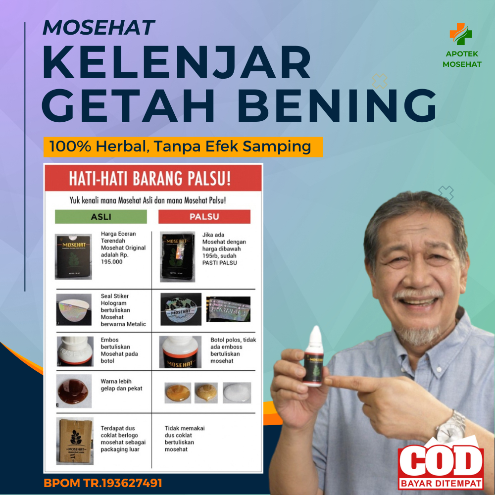 MOSEHAT Obat Kelenjar Getah Bening Di Leher & Badan / Obat Benjolan MOSEHAT Original - 30ml