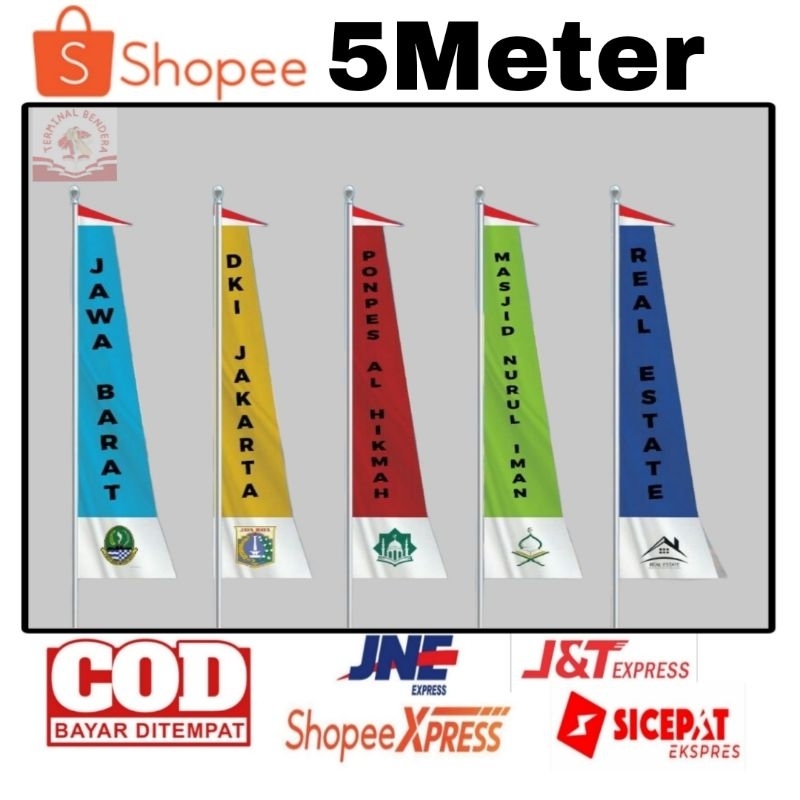 Umbul Umbul Costum 5 meter