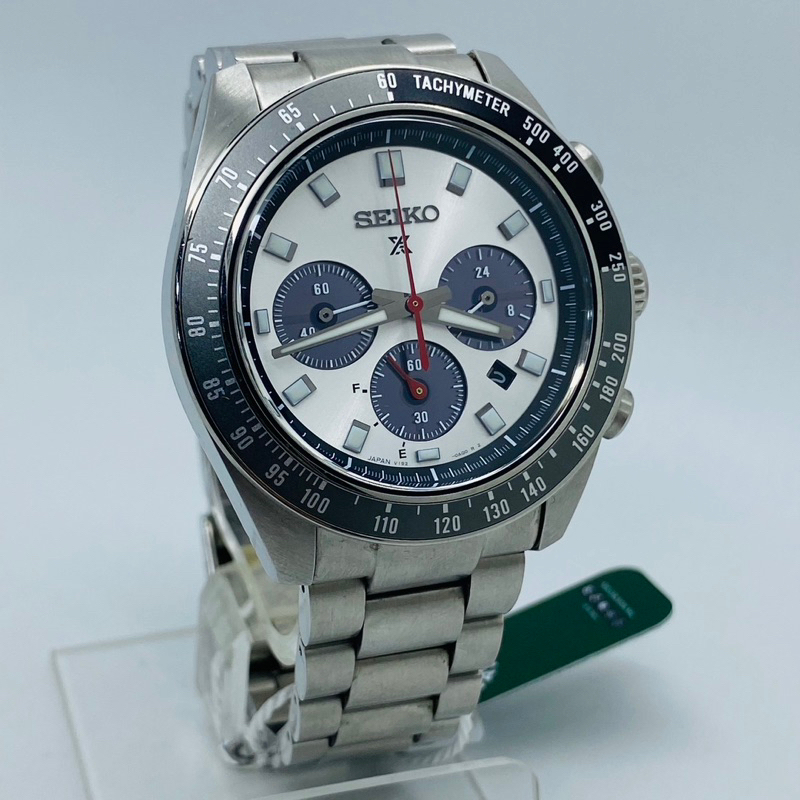 Seiko Prospex V192-0AH0 Speedtimer Tough Solar Japan Domestic Market Chronograph Panda Full Set