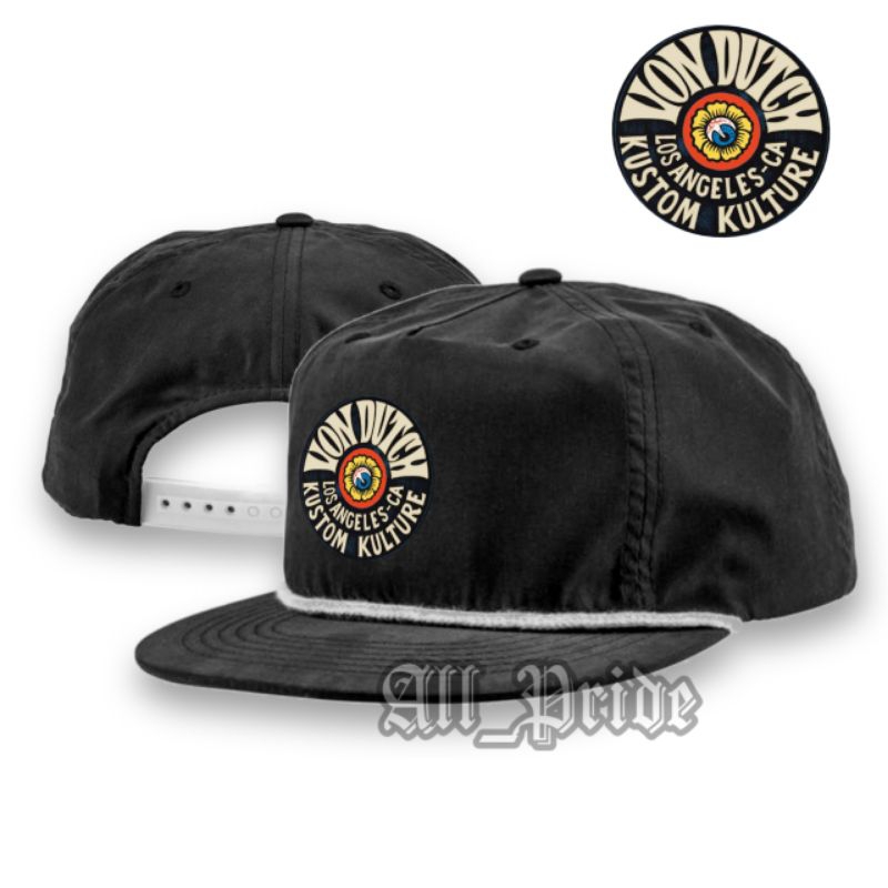 Topi Snapback Classic Von_Dutch - Topi Snapback Oldskool Casual Vintage Rope Hat Distro Pria Wanita