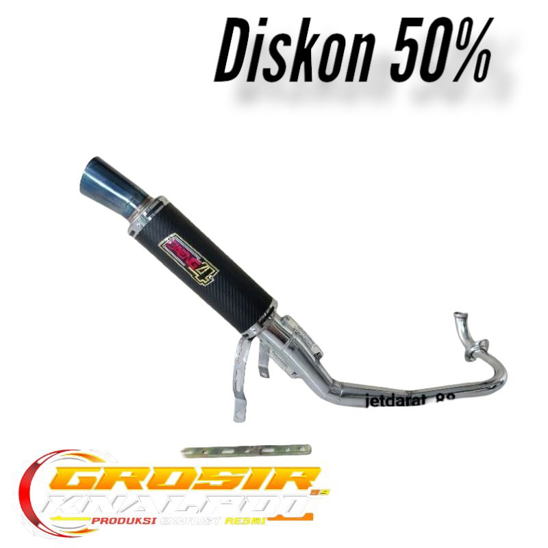 KNALPOT SAMLONG RACING DAENG KARBON INLET 38mm/50mm BEAT MIO VARIO SCOOPY X RIDE NMAX DLL