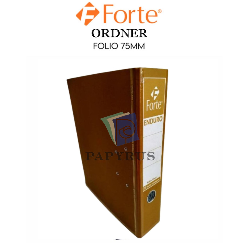 

ORDNER / LAF / LEVER ARCH FILE FOLIO 75 MM FORTE ENDURO COKLAT