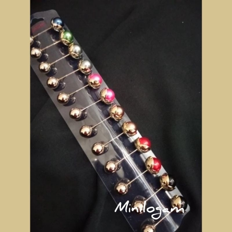 tuspin jilbab/hijab, peniti tulip warna ,mote warna,bross/bros kecil