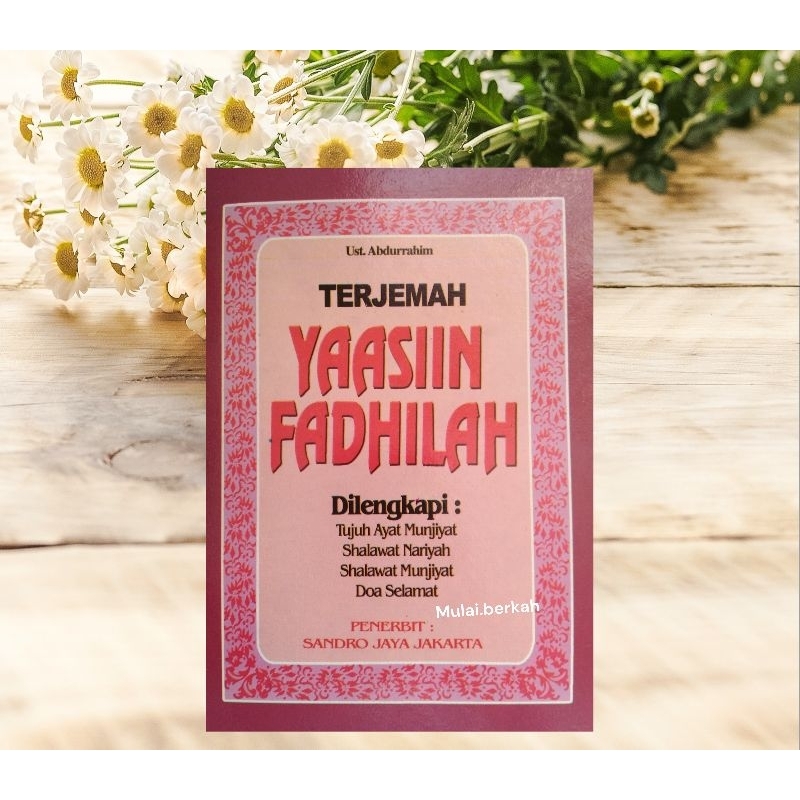 al qur'an terjemah / buku yasin fadilah lengkap dan terjemah