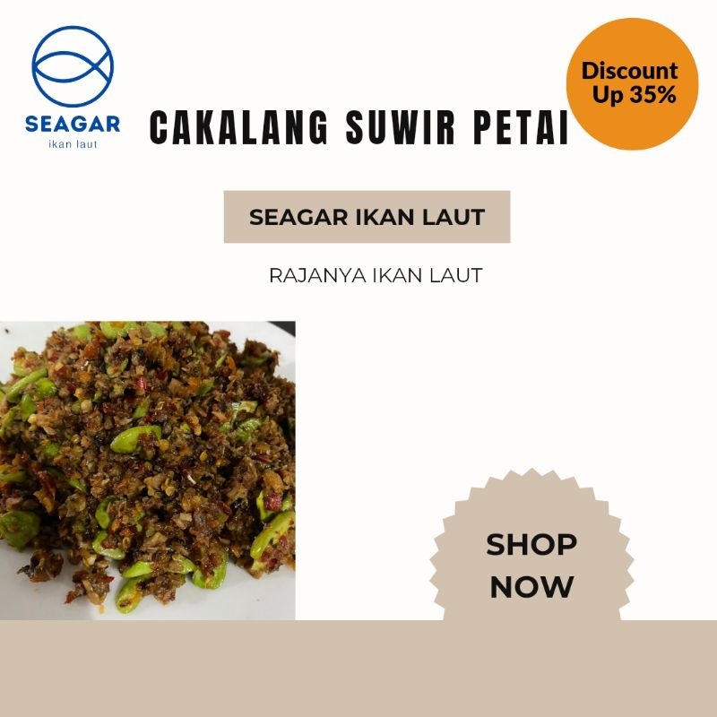 

SEAGAR Cakalang Suwir Petai 200gr