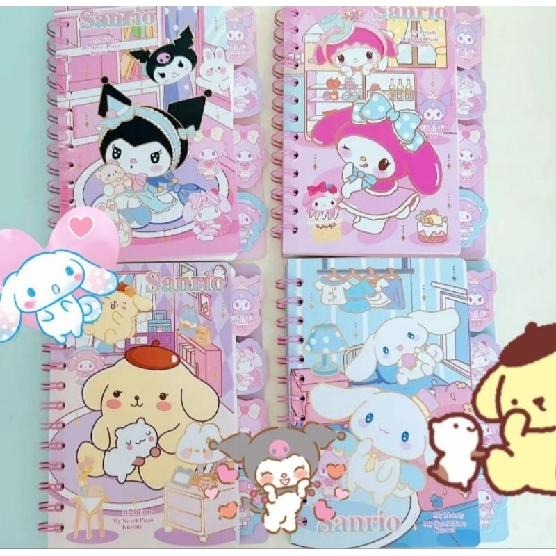 

VS LB - Buku diary cinnamoroll kuromi sanrio