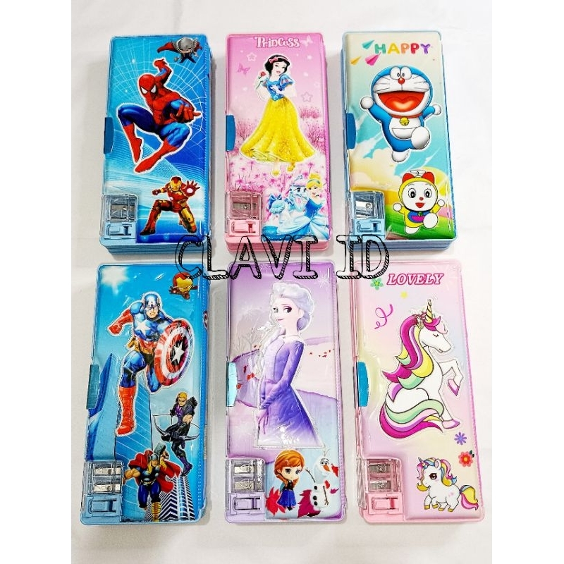 

KOTAK PENSIL DUA SISI MAGNET/TEMPAT PENSIL MAGNET/KOTAK PENCIL MAGNET 2 SISI