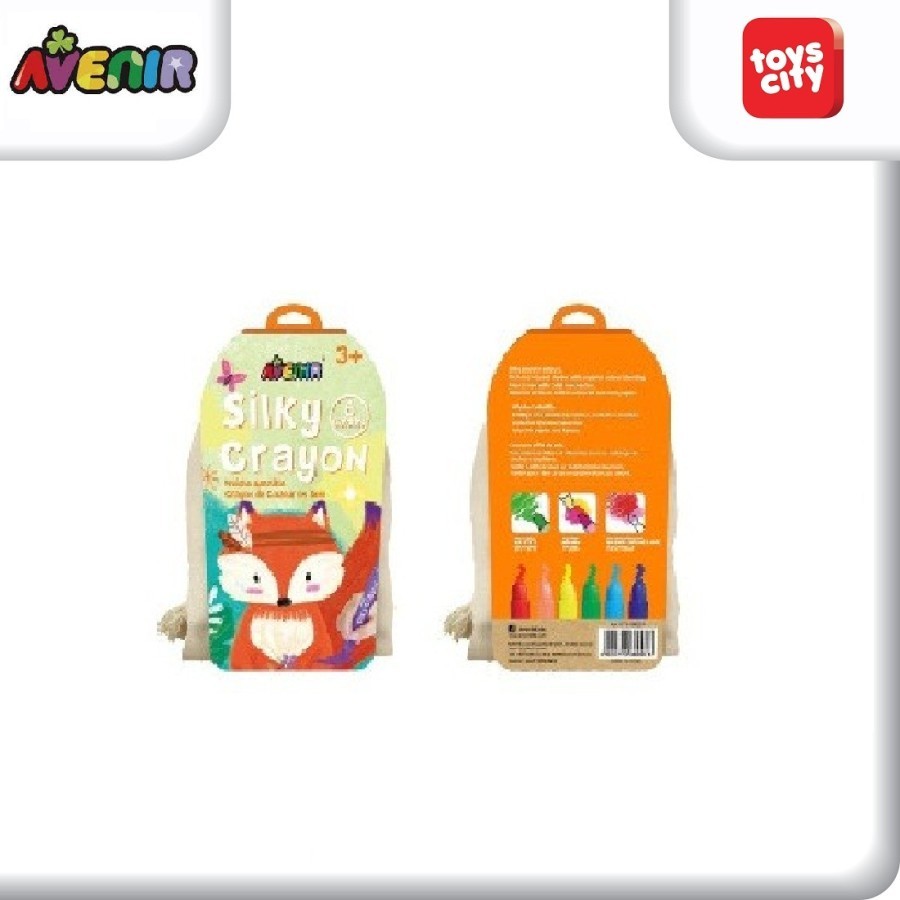 

AVENIR Silky Crayon 6 Colours BTS196007 Crayon Anak Mewarnai