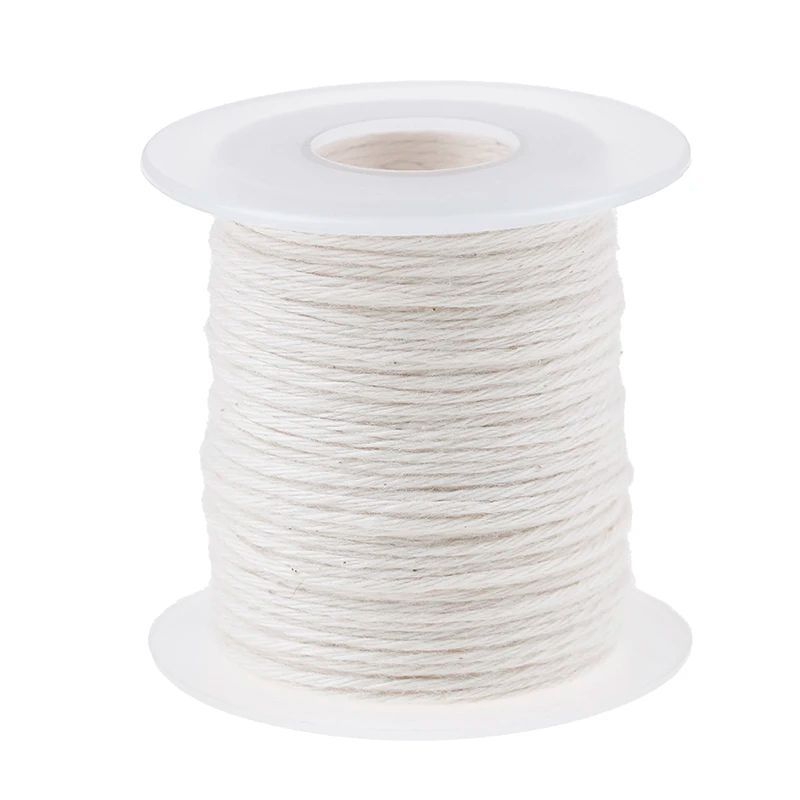 Tali Sumbu Lilin Gulungan 61m Candle Wick Roll Alat Pembuatan Lilin Wicks Tali Sumbu Lilin