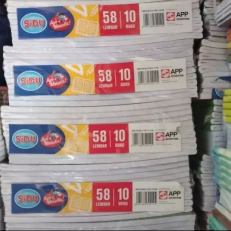 

buku tulis SIDU 58 / satuan