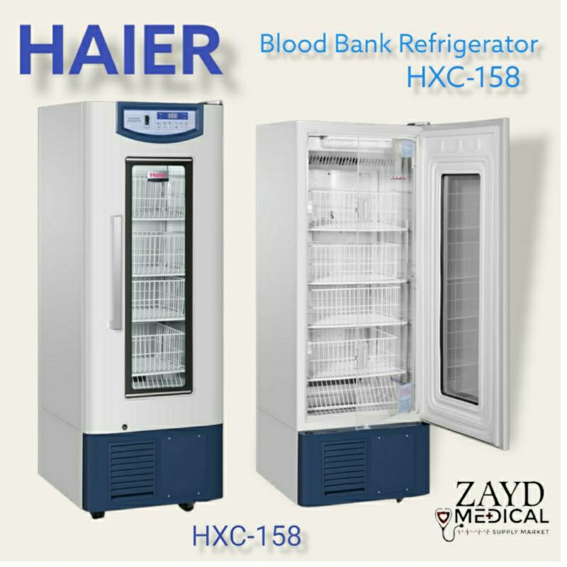 HAIER BLOOD BANK HXC-158/ BLOOD BANK REFRIGERATOR/ KULKAS DARAH