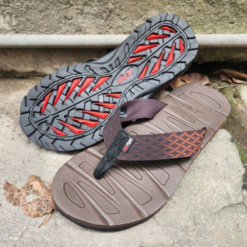 SANDAL GUNUNG JEPIT AREI KILUA RED & BRICK ORIGINAL