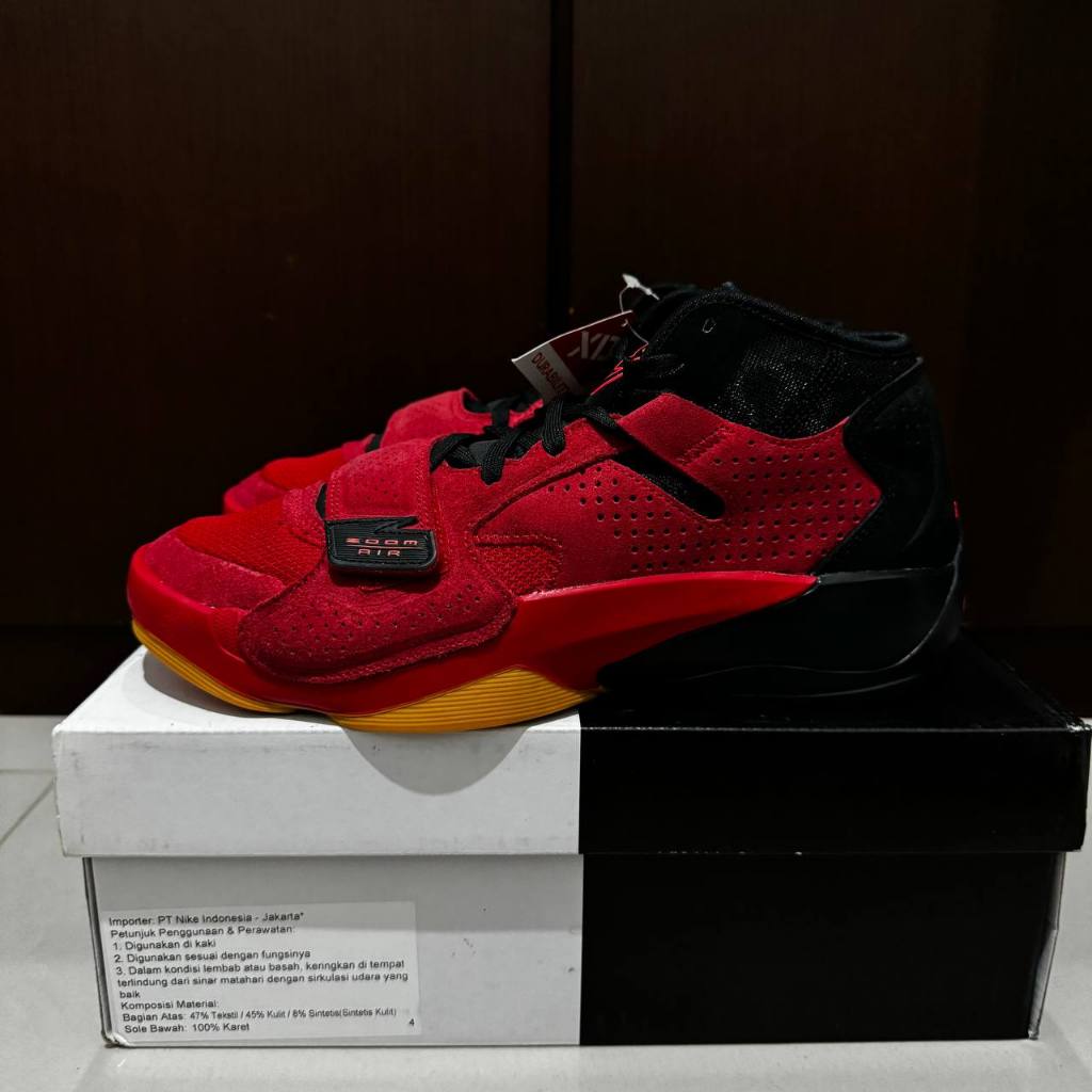 Jordan Zion 2 University Red 100% Authentic / AJ Zion / Jordan Merah