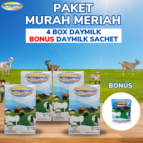 

DAYMILK Rasa Original Atasi pernafasan & Persendian - PAKET HEMAT 4 BOX FREE DAYMILK SACHET