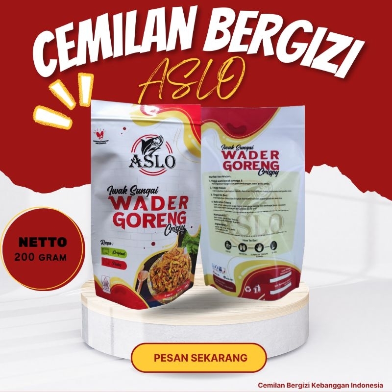 

Cemilan Bergizi / Ikan Wader Crispi / Seafood