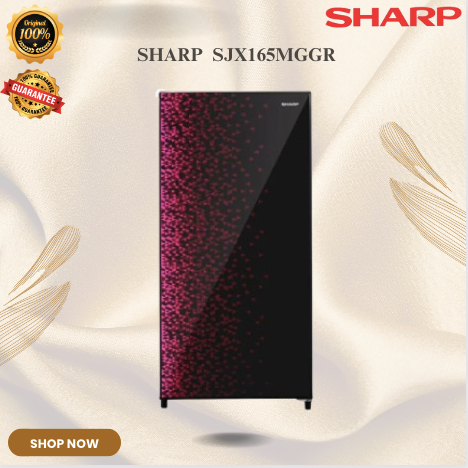 SHARP KULKAS 1 PINTU SJX165MGGR 128L/SJX-165MGGR/SJX 165MGGR/SHARP KULKAS 1 PINTU/SHARP KULKAS LOW W