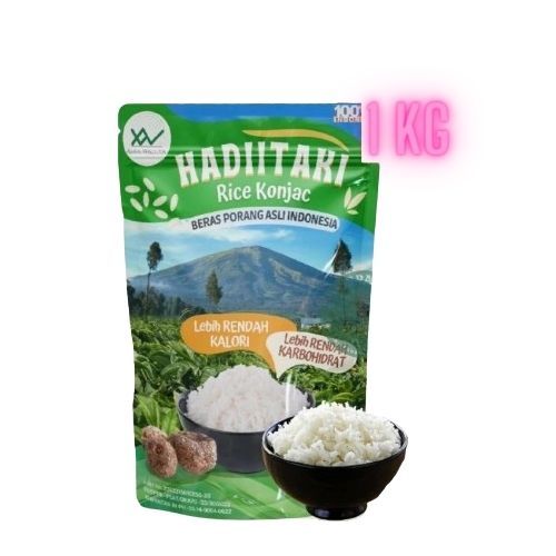 

Haditaki Beras Porang, Hadiitaki Beras Sehat, Hadiitaki 1 Kg, Beras Porang Rendah Kalori, Beras Diet