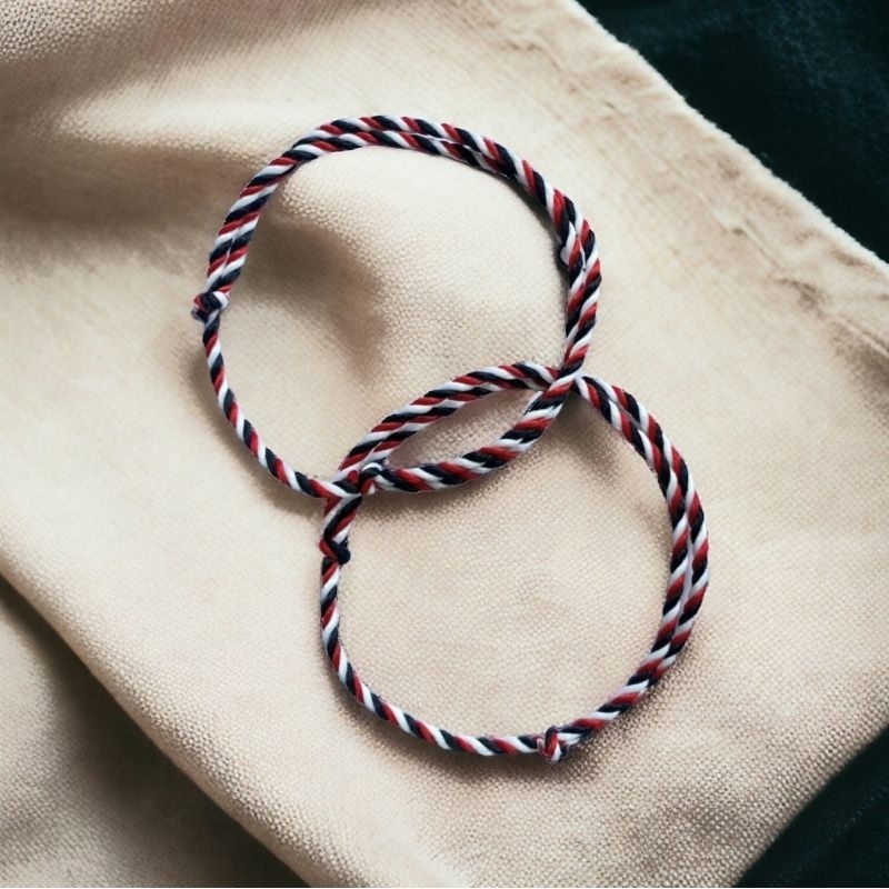 COD - Gelang tridatu ciri khas orang bali ukuran benang tali 1.5mm 2mm 3mm untuk tolak sawan tolak b
