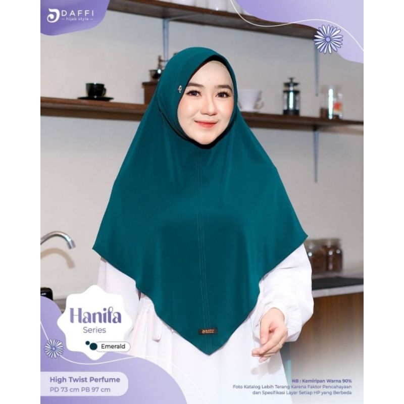 KHIMAR HANIFA DAFFI HIJAB SYARI JUMBO MODEL LANCIP