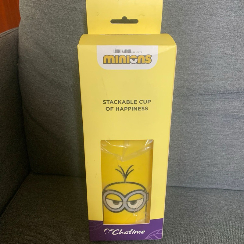 WTS Chatime Stackable Cups Minions “Kevin“ edition
