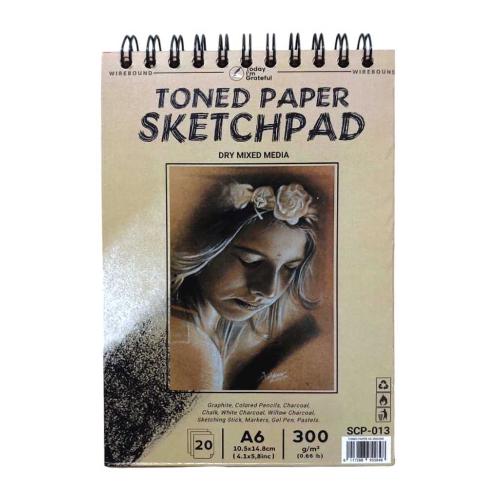 

Toned Paper Spiral 300gsm A6 A5 Kertas Gambar Sketchbook Sketchpad