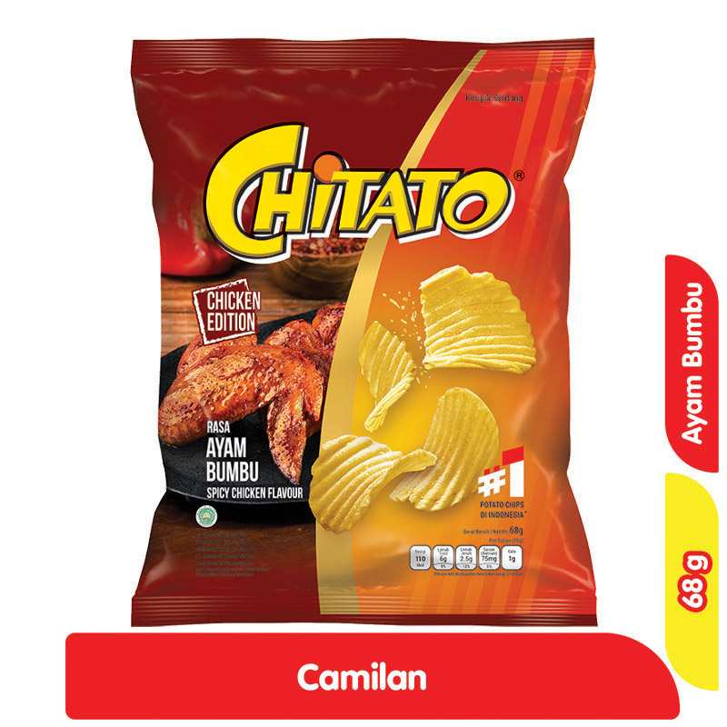 

CHITATO Keripik Kentang Ayam Bumbu 68 Gram