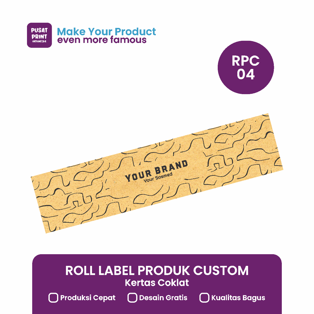 

Roll Label Custom / Roll Label Kaos Kaki / Roll Label Hijab / Roll Label Kerudung / Roll Label Souvenir /RPC 04