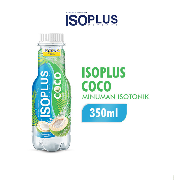 

isoplus coco minuman isotonik 350 mL/ 12 pcs/ Kemasan