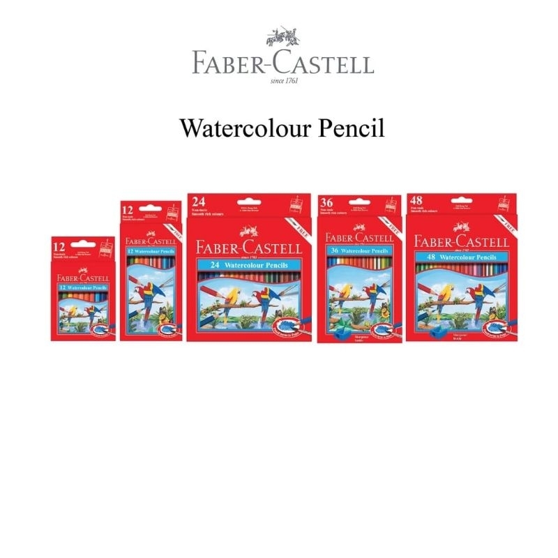 

PENSIL WARNA FABER-CASTELL WATERCOLOR 12/24/36/48