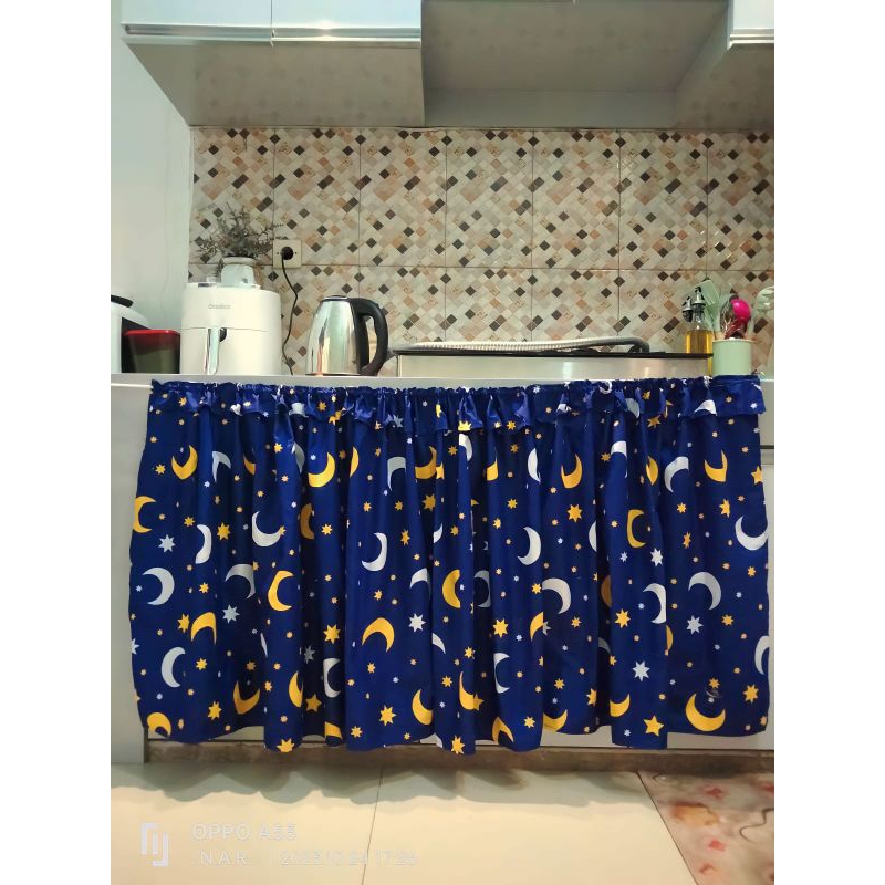 M1 Cod Ms93 Tirai Bawah Dapur Tirai Kolong Dapur Gorden Kolong Horden Pekanbaru