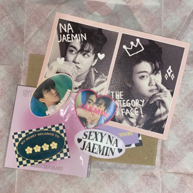 birthday kit nana jaemin postcard sticker by neokidclub
