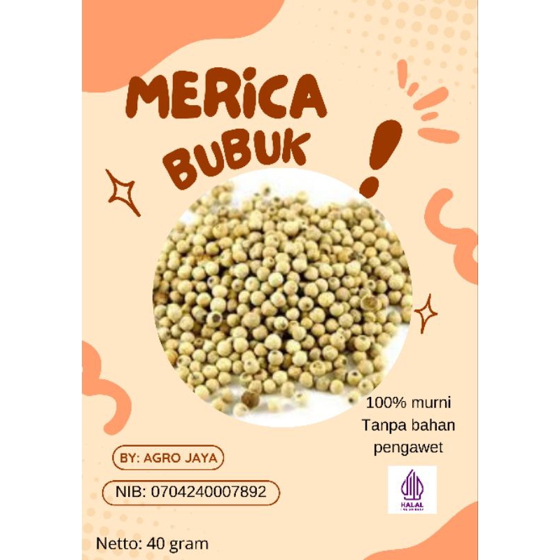 

merica bubuk 40 gram