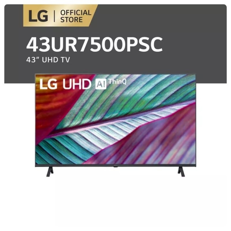 TV LG 43inch 43UR7500 4K HDR Smart TV AI