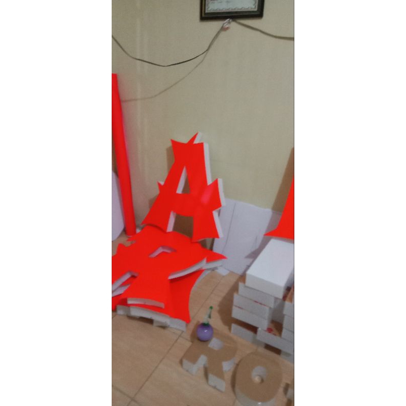 HURUF TIMBUL AKRILIK MURAH