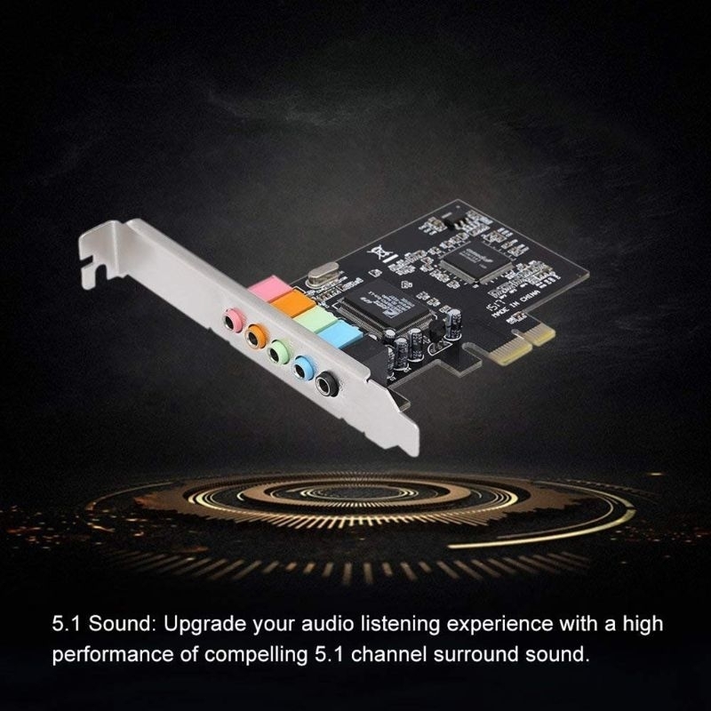 PRODUK ASLI PCIE X1 Internal Audio Soundcard 5.1 CH CMI8738 PCI-E PCI EXPRESS SOUND CARD